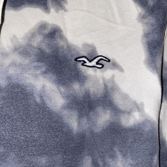 Hollister Tie Dye Cozy Sweatshirt Hoodie M Vintage Y2K Fleece - Picture 2 of 6